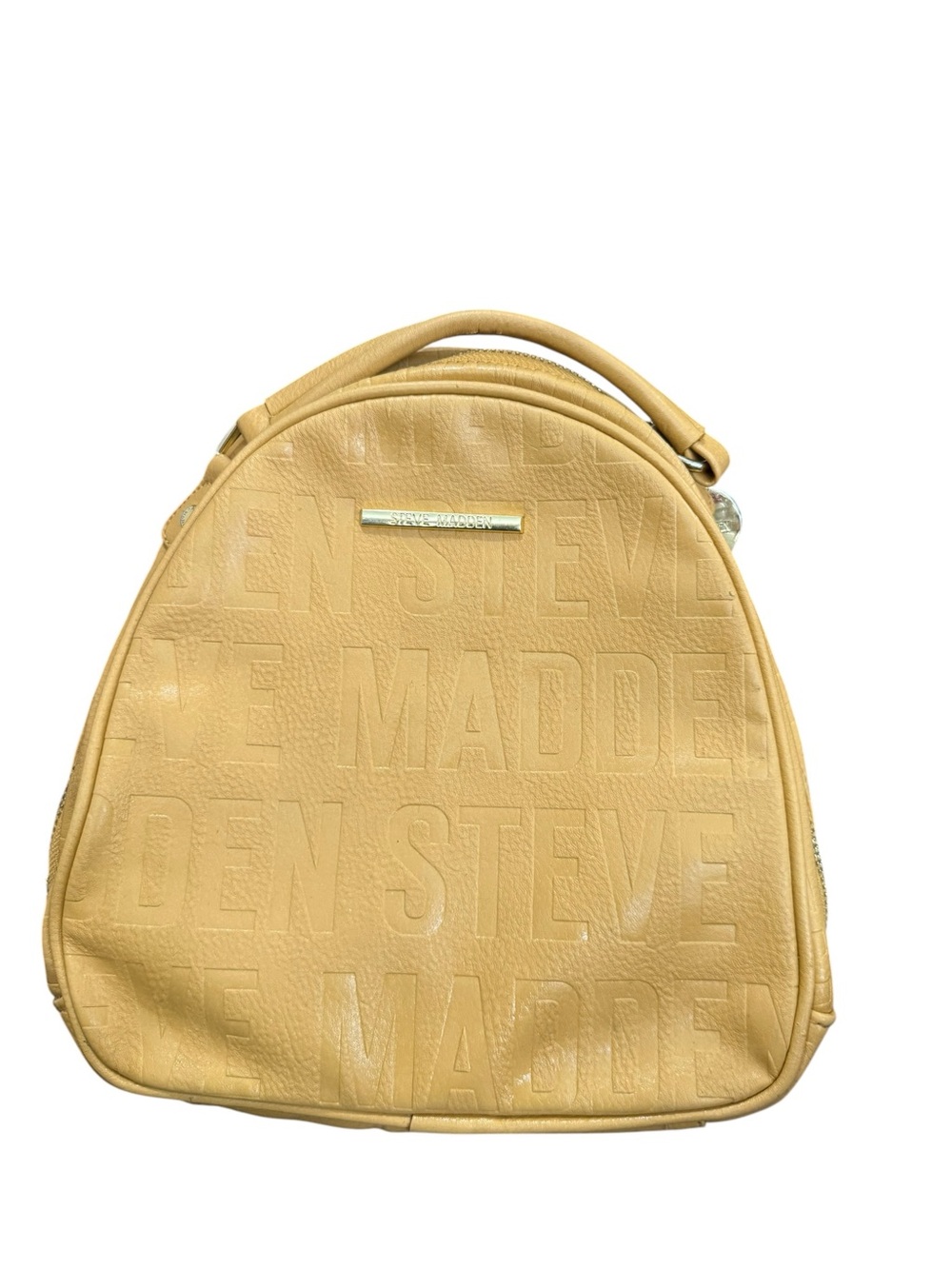 Steve Madden Yellow Dome Top-Handle Mini Backpack